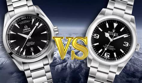 rolex explorer 39mm vs omega aqua terra|rolex vs omega reddit.